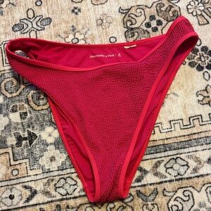 Abercrombie & Fitch Vibrant Red Swim Bottom size M